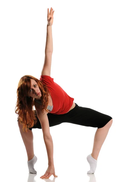 Hiphop Mujer bailarina realizando — Foto de Stock