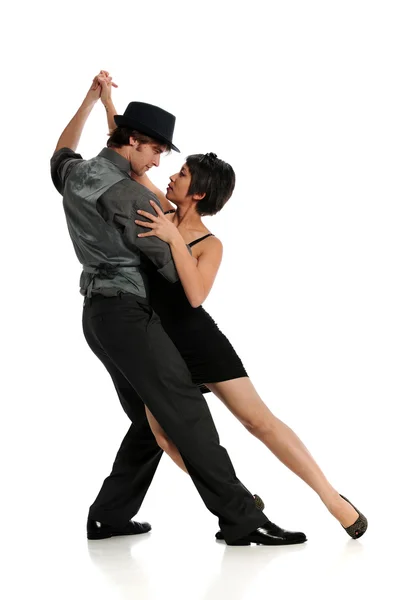 Couple dansant le tango — Photo