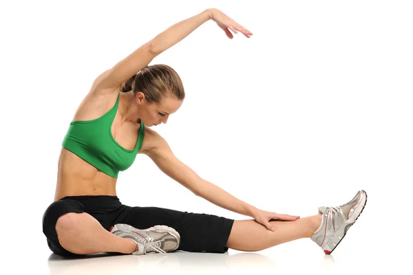 Young woman stretching Stock Picture