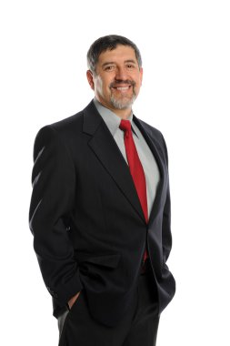 Olgun iş adamının portresi