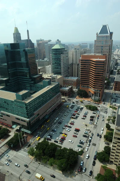 Vista aérea de Dowtown Baltimore — Foto de Stock