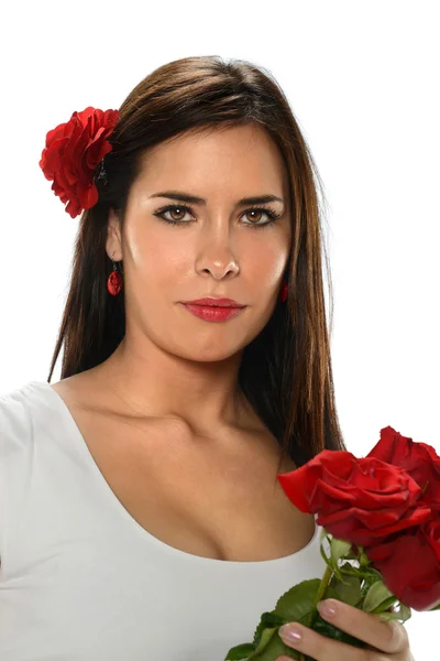 Giovane donna ispanica — Foto Stock