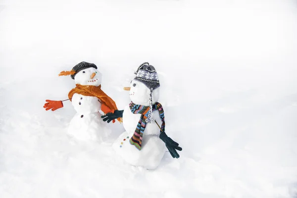 Hombres de nieve —  Fotos de Stock