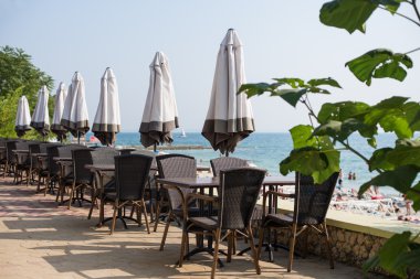 lüks otel Deniz Manzaralı Teras