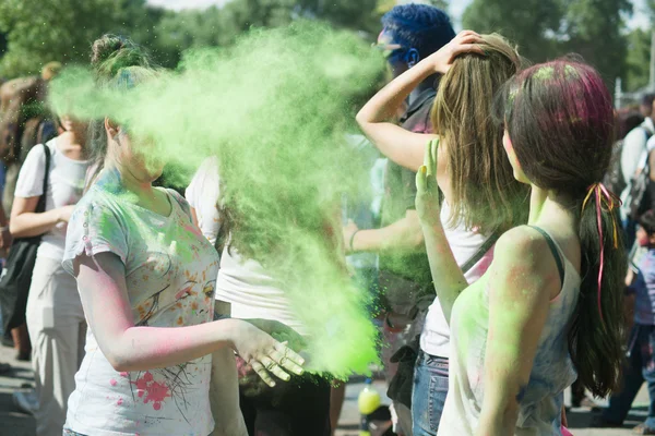 De kleur holi festival — Stockfoto