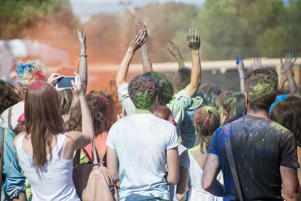 De kleur holi festival — Stockfoto