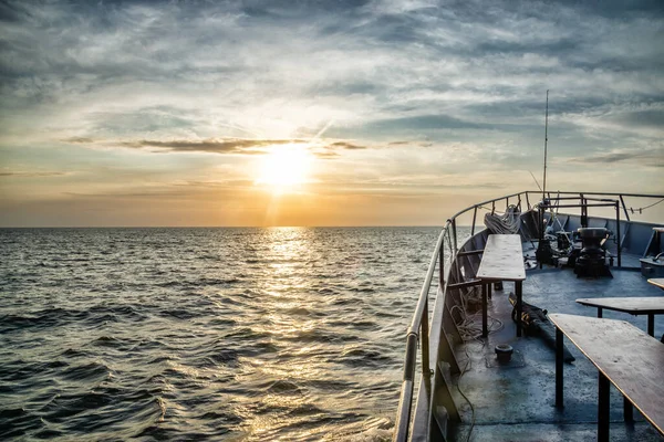 黑海的船景 — 图库照片