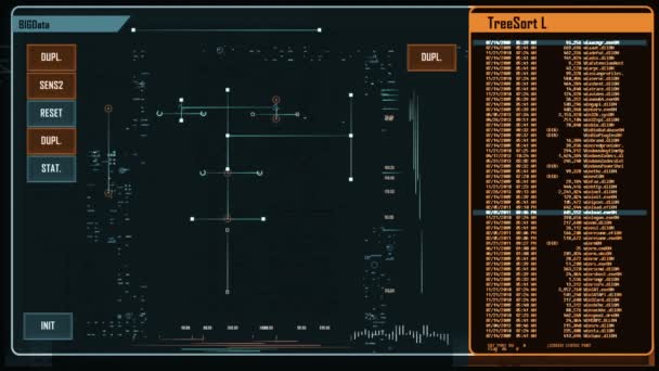 Computer interface — Stockvideo