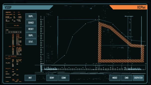 Datorgränssnitt — Stockvideo