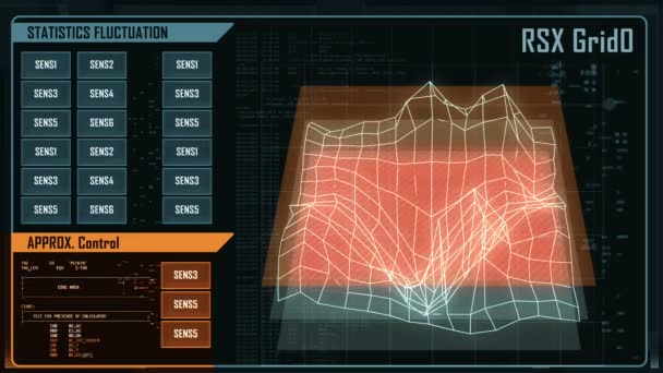 Computer interface — Stockvideo