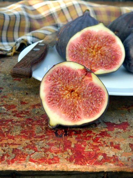 Cuted figs — Stock Photo, Image