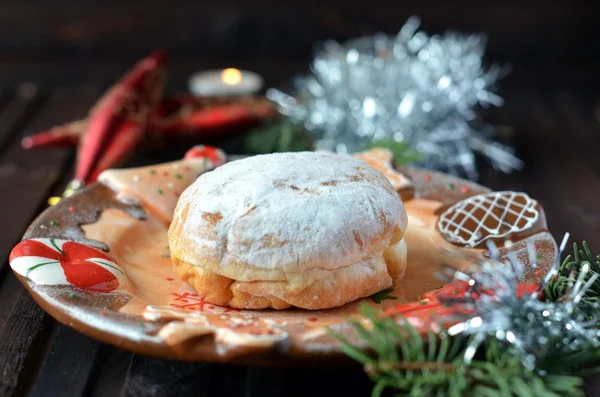 Traditional slovenian doughnut — Stock Photo, Image