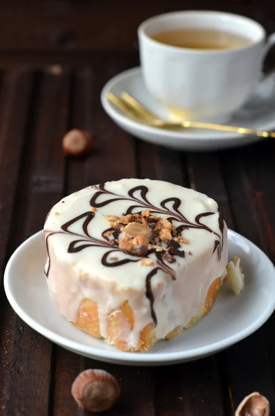 Dessert and tea — Stock Photo, Image