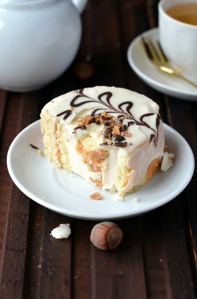 Dessert and tea — Stock Photo, Image