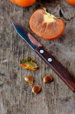 Trabzon hurması ahşap tablo