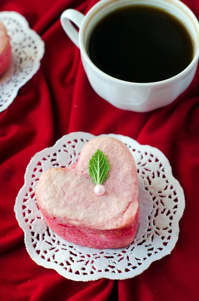 Rosa Kuchen — Stockfoto