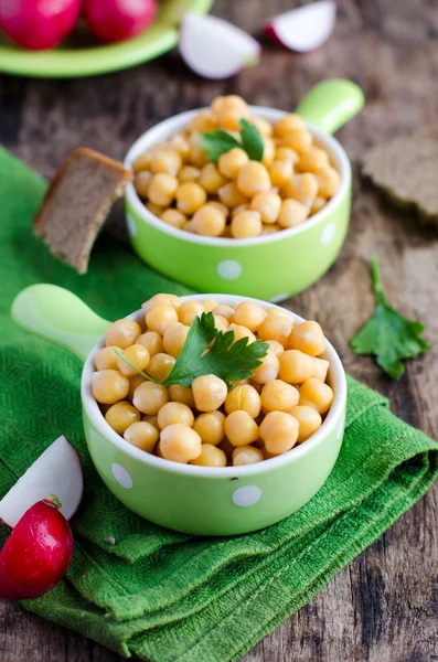 Boiled chickpeas — Stock Photo, Image