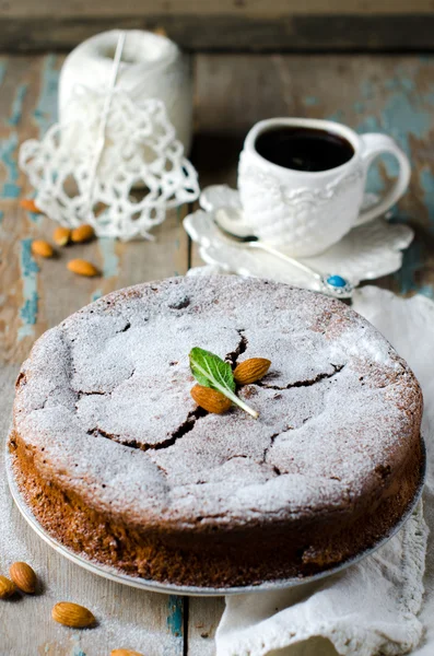 Torta al cioccolato senza farina — Foto Stock