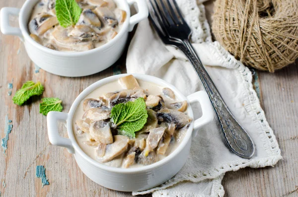 Mushrooms stew — Stock Photo, Image