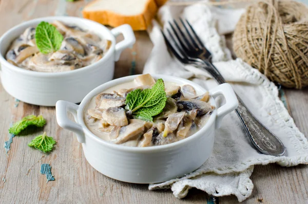 Guisado de cogumelos — Fotografia de Stock