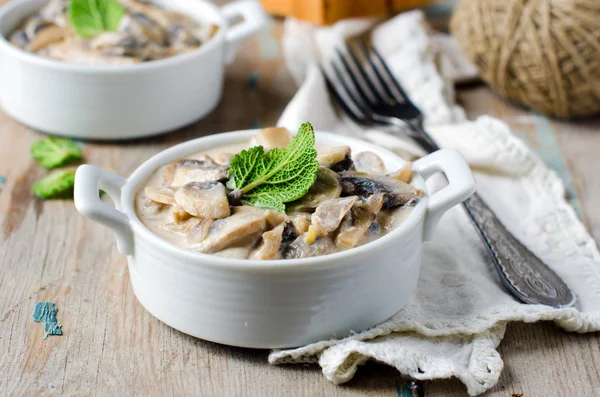 Mushrooms stewed — Stock Photo, Image