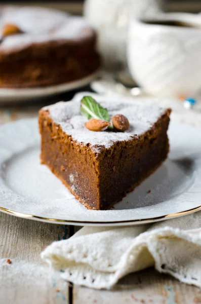 Torta al cioccolato — Foto Stock