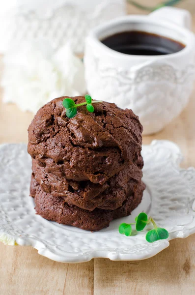 Chocoladekoekjes — Stockfoto