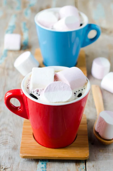 Marshmallow in the Cup with coffee — Stock Photo, Image