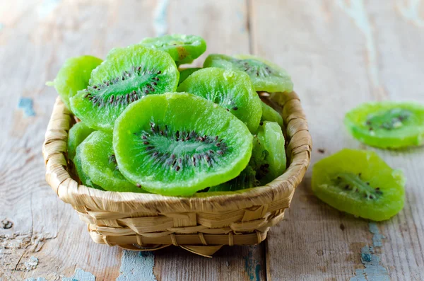 Candied fruits from kiwi — Stock Photo, Image