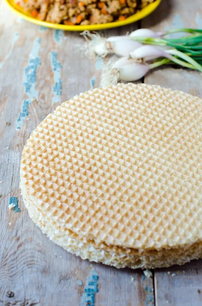 Wafers for making cake — Stock Photo, Image