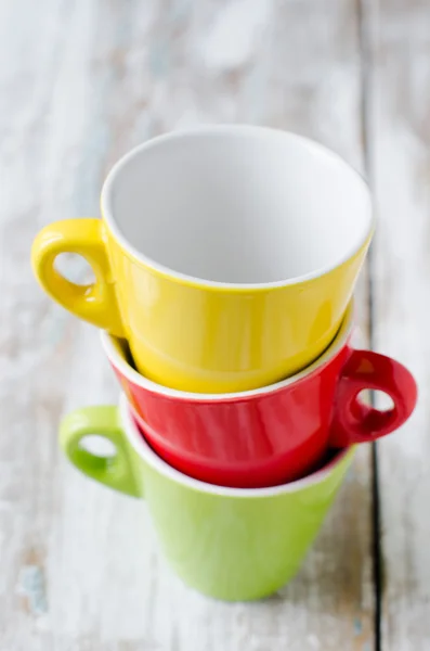 Tazas de colores — Foto de Stock