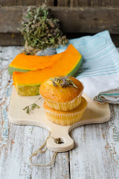 Muffins de abóbora — Fotografia de Stock