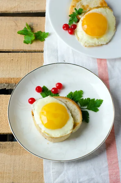 Jajka zapiekane z warzyw — Zdjęcie stockowe
