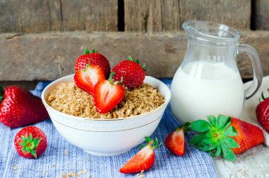 çilek ile tahıl