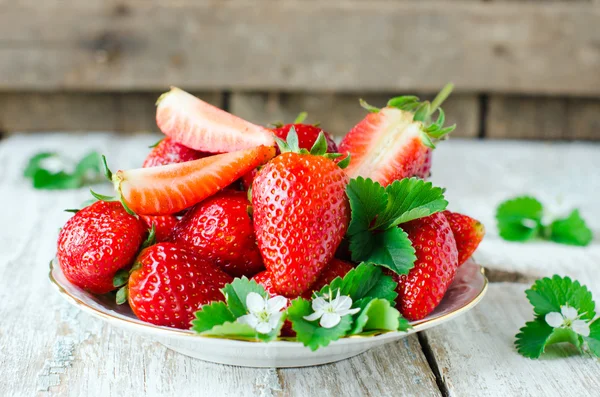 Fresas frescas — Foto de Stock