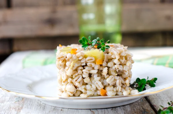 Stufato d'orzo con verdure — Foto Stock