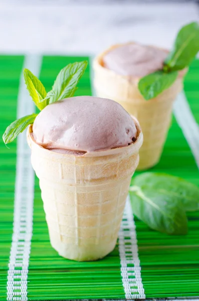 Helado de chocolate — Foto de Stock