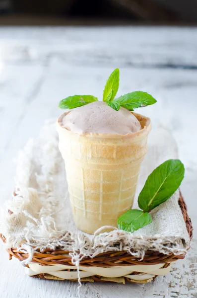 Helado de chocolate — Foto de Stock