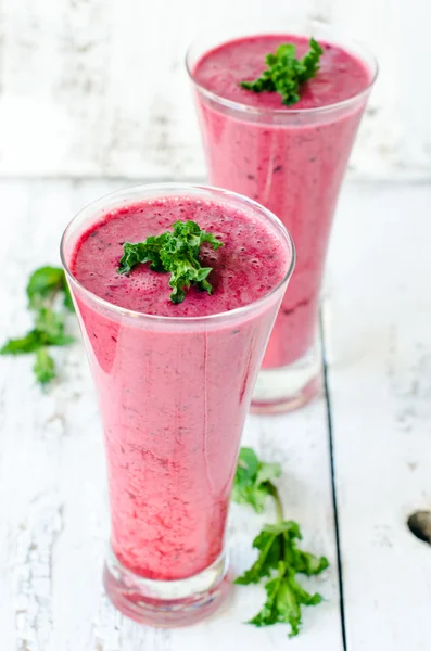Berry mjölk cocktail — Stockfoto