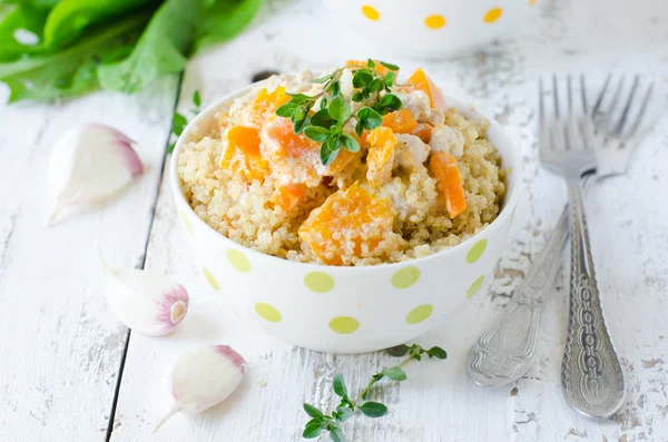 Quinoa with pumpkin — Stock Photo, Image