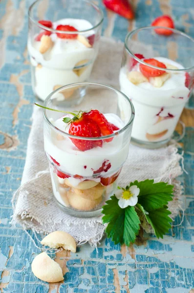 Tiramisu aux fraises — Photo