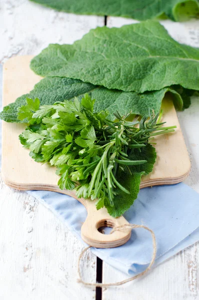 Fresh aromatic herbs — Stock Photo, Image