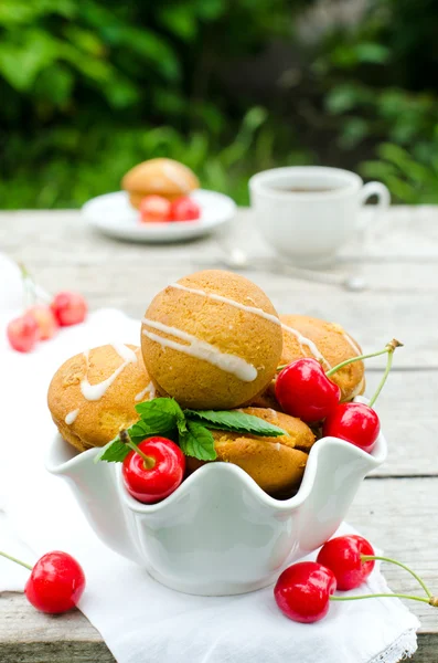 Whoopi con crema alla vaniglia — Foto Stock