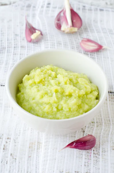 Zucchini puree — Stock Photo, Image