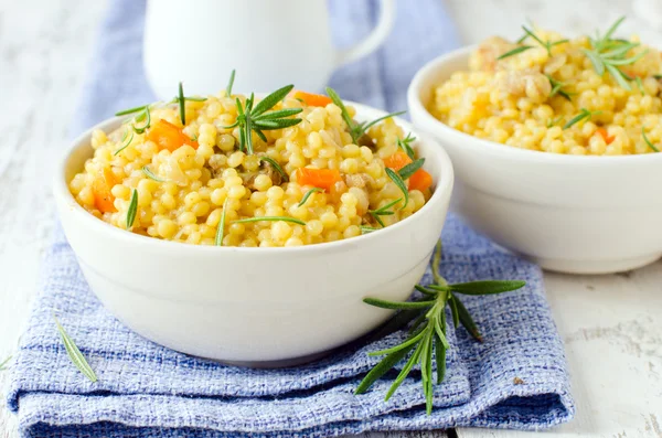 Cous cous with pumpkin — Stock Photo, Image