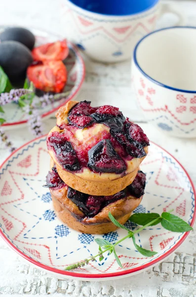 Muffins aux prunes — Photo