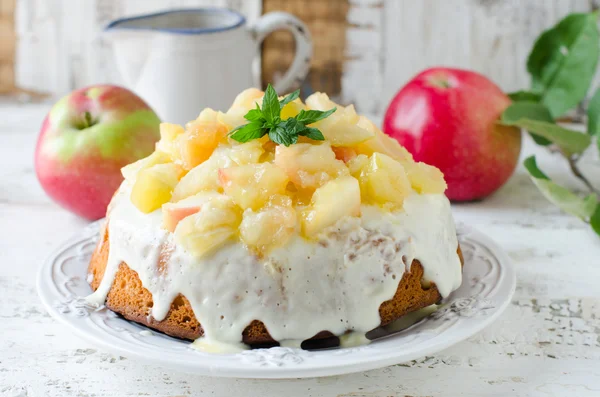 Apple cake — Stockfoto