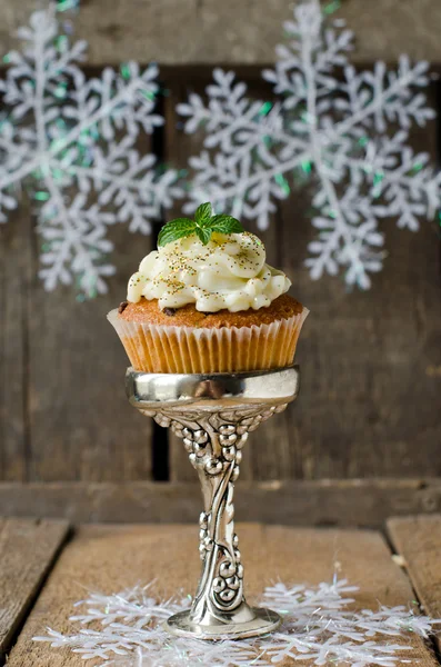 Christmas cupcakes — Stock Photo, Image