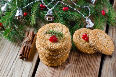 Noel kurabiyeleri Noel süsleri tablo