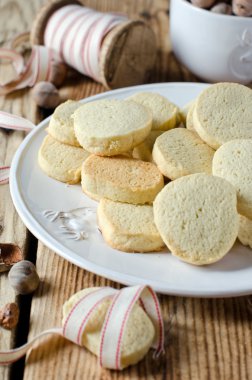 Cevizli kurabiye plaka